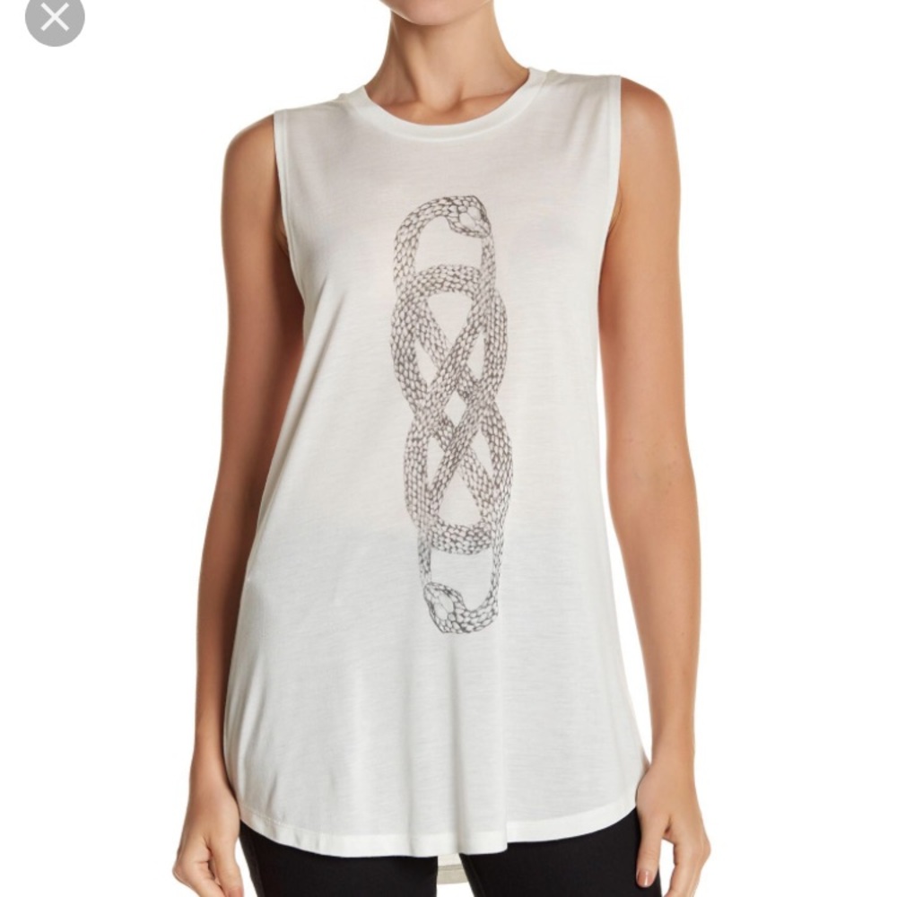 Haute Hippie Infinity Snake Shirt Large NWT